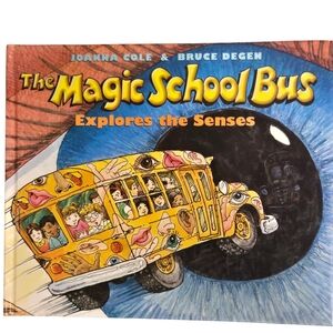 1999 first edition hardcover of The Magic School Bus " Explores the Senses"